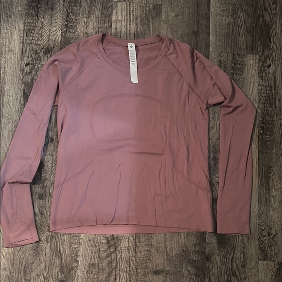 Lululemon Swiftly Tech Long Sleeve - Waist Length - Pink - Size 12 - Picture 1 of 3